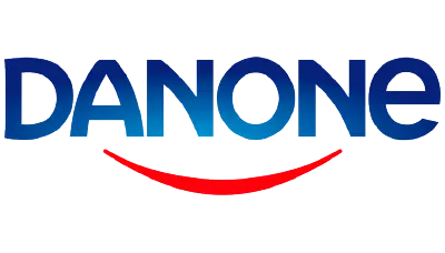 Logo Danone, référence client LONG EMG